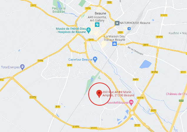 Carte PROVINTUS à Beaune